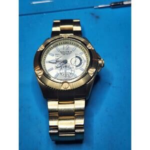 Nautica Men's Gold Tone Stainless Steel Watch